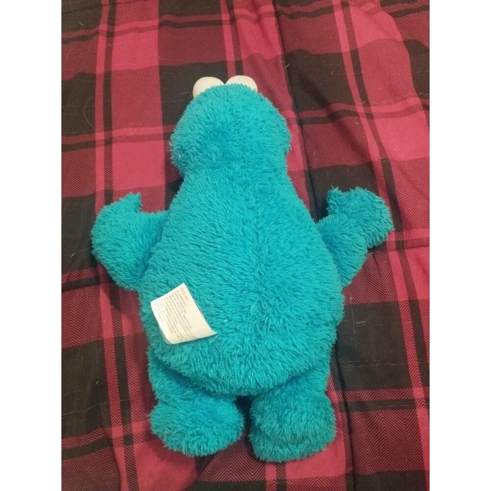 Kohls Cares Cookie Monster Plush Sesame Street Blue Stuffed Animal 15in Toy 2017